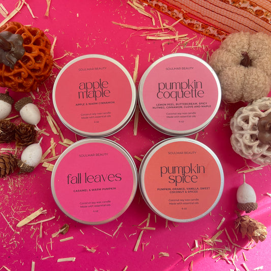 Travel Candle Tins - Fall Scents